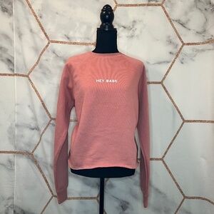 Brunette The Label Middle Sister Hey Babe Pullover